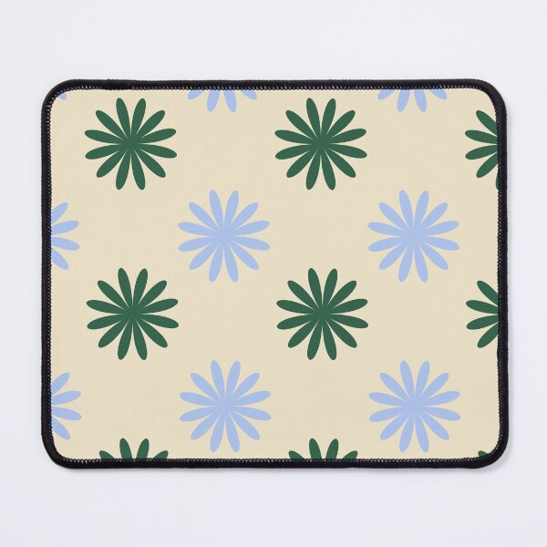 Item preview, blue & green flower pair designed and sold by nicolaysdesigns.