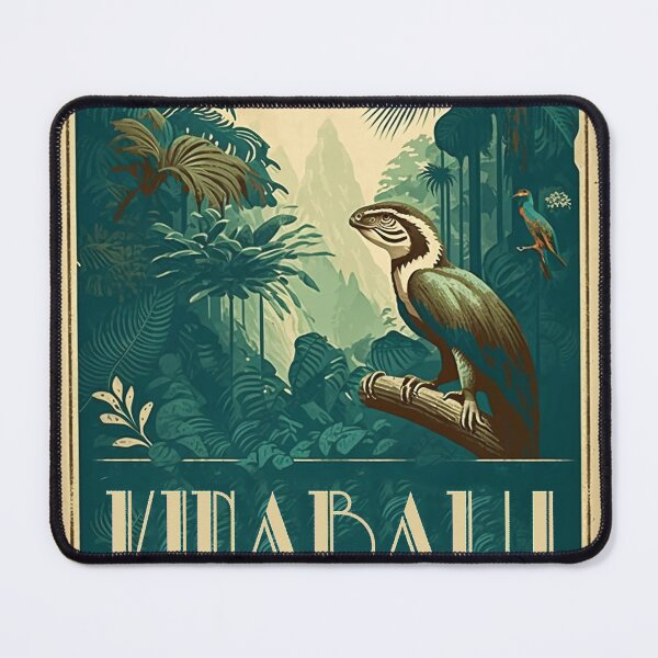 Item preview, Kinabalu National Forest Malaysia Vintage Travel Art Poster designed and sold by OldTravelArt.