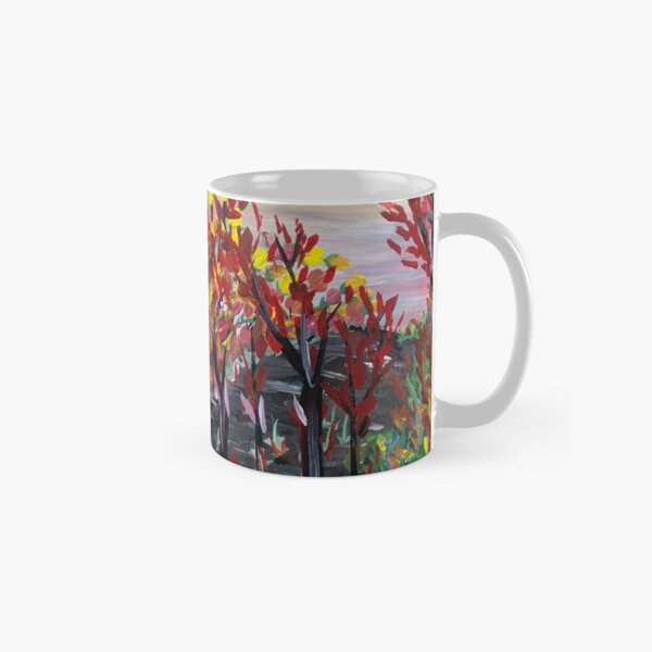 Red Forest Artwork Classic Mug