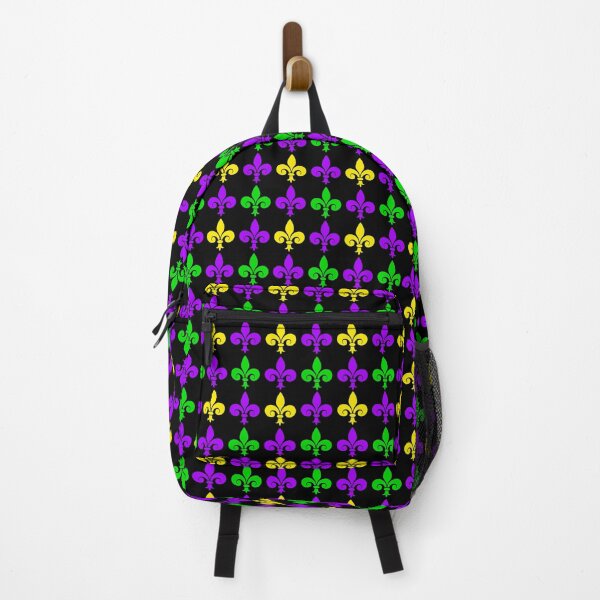Item preview, Mardi Gras Fleur de Lis Pattern in Purple, Green and Gold designed and sold by Gsallicat.