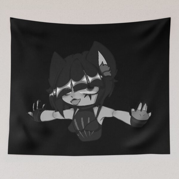 Item preview, Black and White Catgirl designed and sold by Nyamelon.