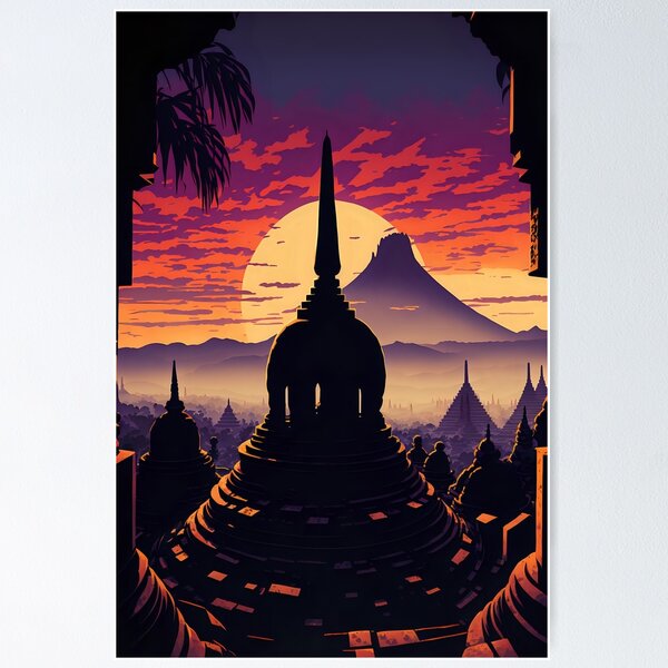 Sale Borobudur for Posters | Redbubble
