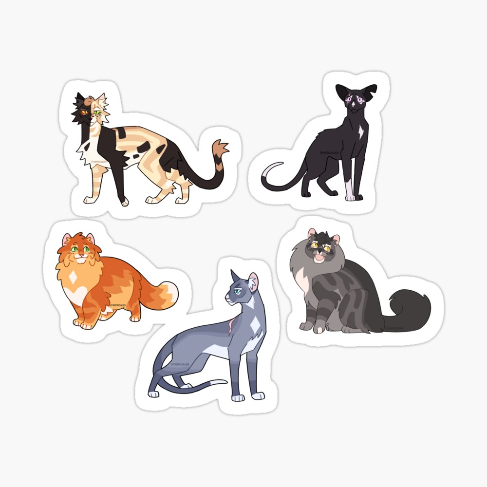 Ashfur Sticker for Sale by ClownCryptids