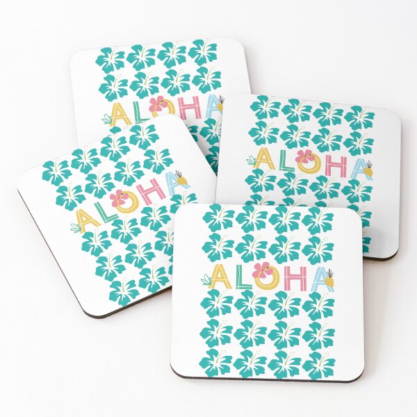 Item preview, Aloha Hawaiian Girl - Flower Pattern Desing for Coconut Girls designed and sold by Designs-360-.