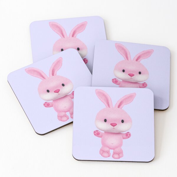 Item preview, Un conejito rosa esponjoso de Maxine Gadd designed and sold by Maxine Gadd.
