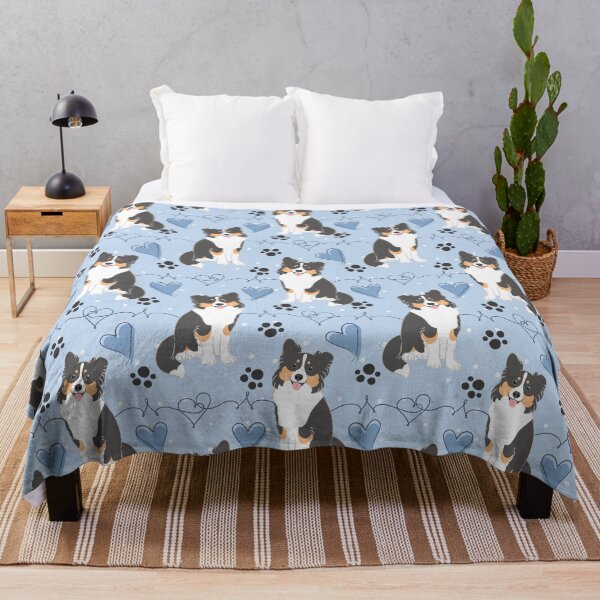 Item preview, LOVE Black Tricolor Border Collie designed and sold by Lulupainting.