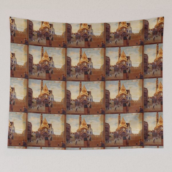 Item preview, Grant Wood  The Church in Paris designed and sold by TeeARTHY.