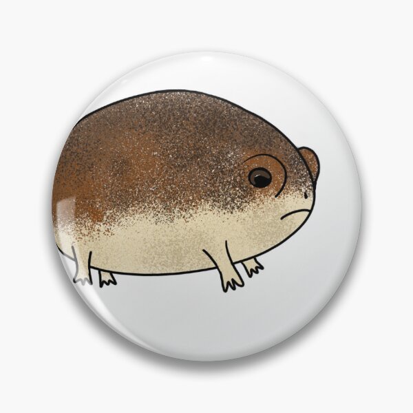 Item preview, grumpy desert rain frog designed and sold by madkat405.