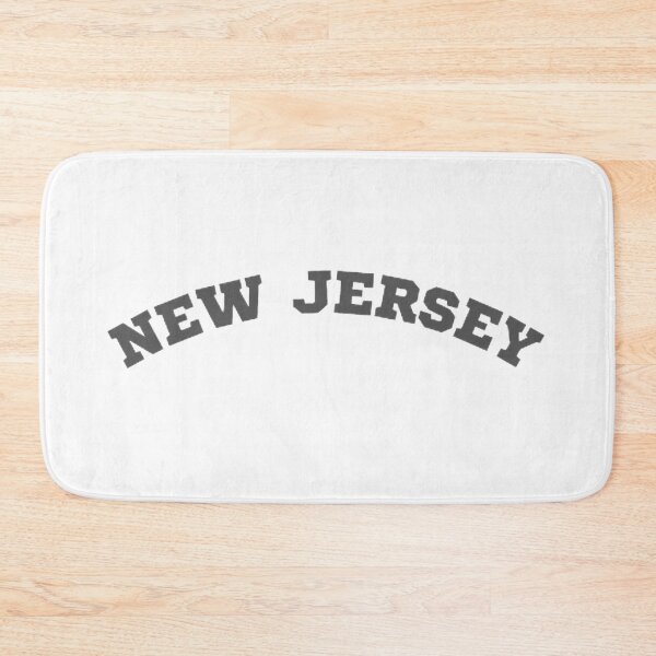 Item preview, New Jersey rounded grey text designed and sold by SaraEgg.
