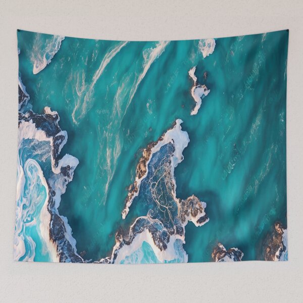 Item preview, Textured Ocean Art: Exploring Forms designed and sold by aventi24.