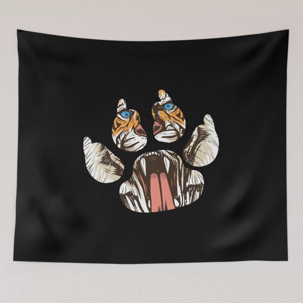Item preview, Tiger Paw Awesome Wild Tiger Graphic designed and sold by deepsenses.