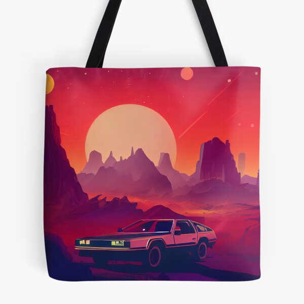 Item preview, DeLorean Parked on an Alien World designed and sold by Jaraz.
