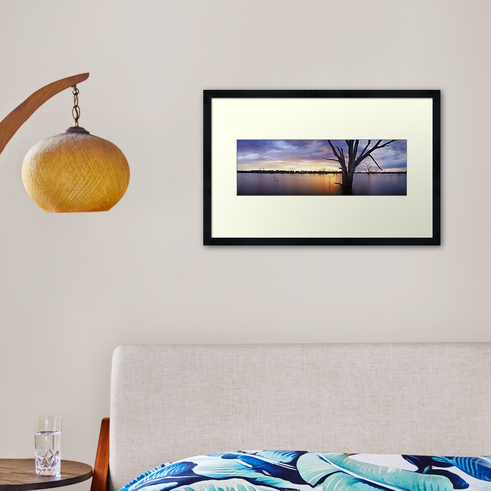 Lake Eppalock, Heathcote, Victoria, Australia Framed Art Print