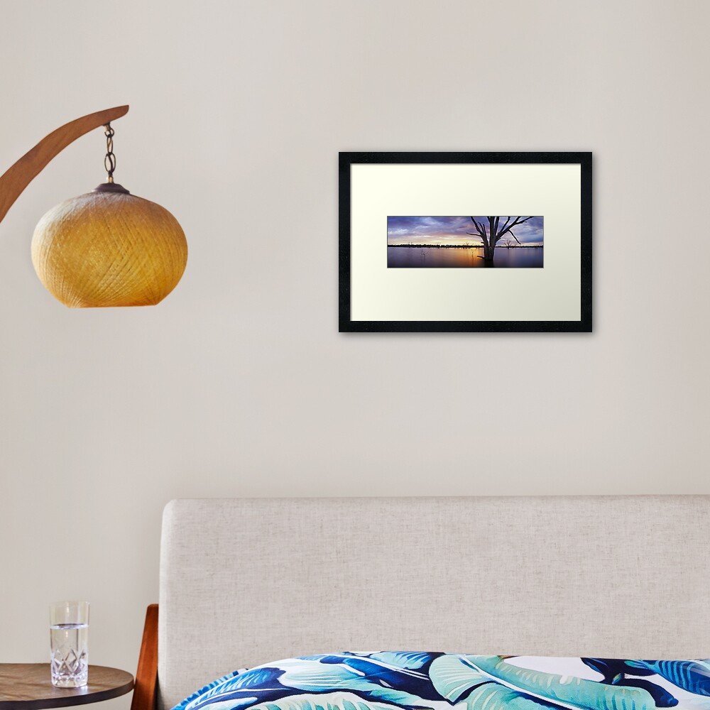 Lake Eppalock, Heathcote, Victoria, Australia Framed Art Print