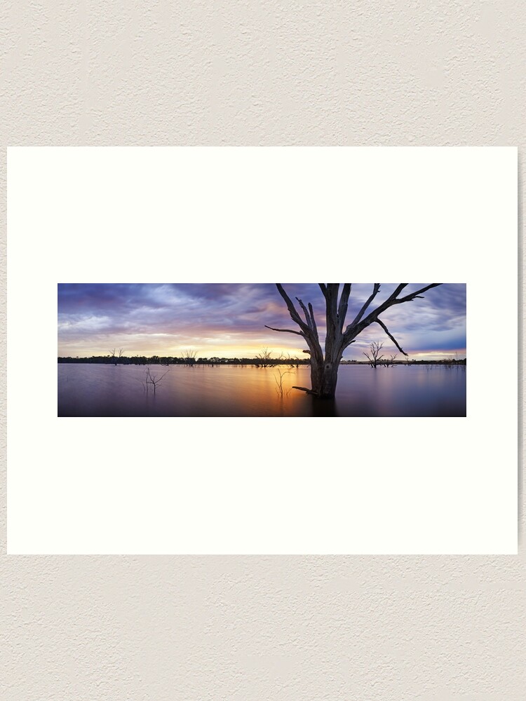 Alternate view of Lake Eppalock, Heathcote, Victoria, Australia Art Print