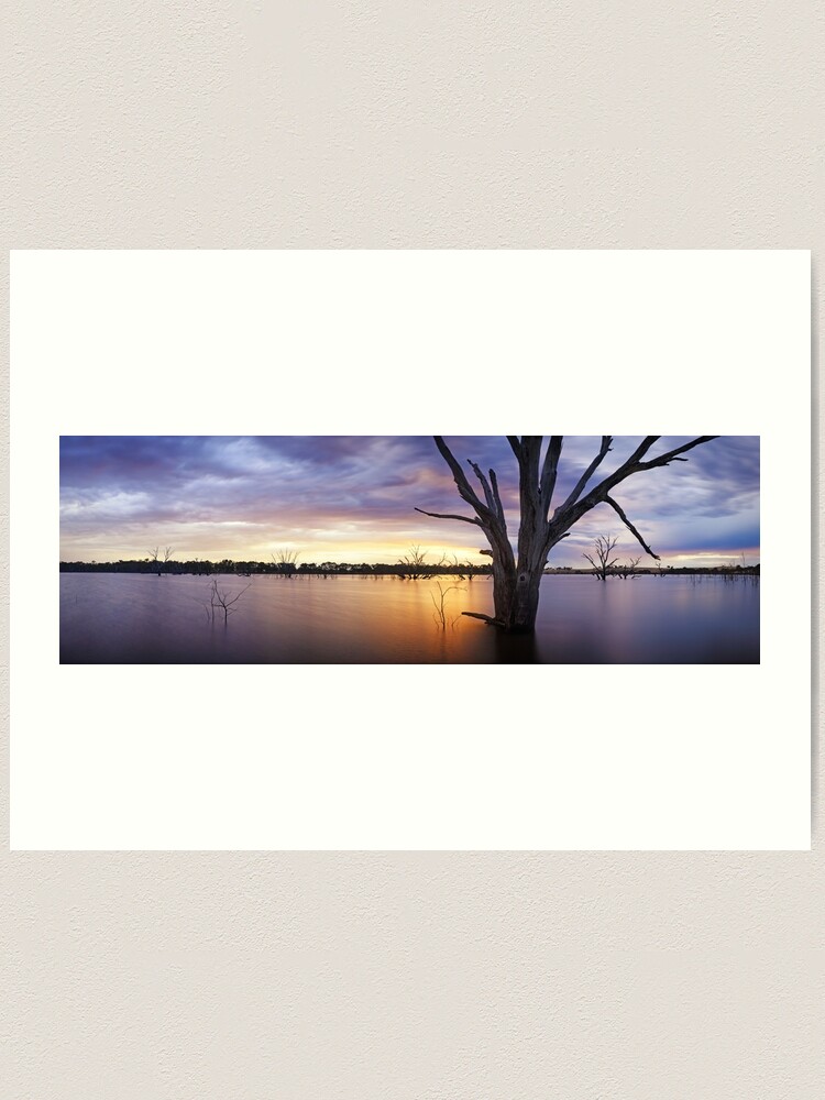 Alternate view of Lake Eppalock, Heathcote, Victoria, Australia Art Print