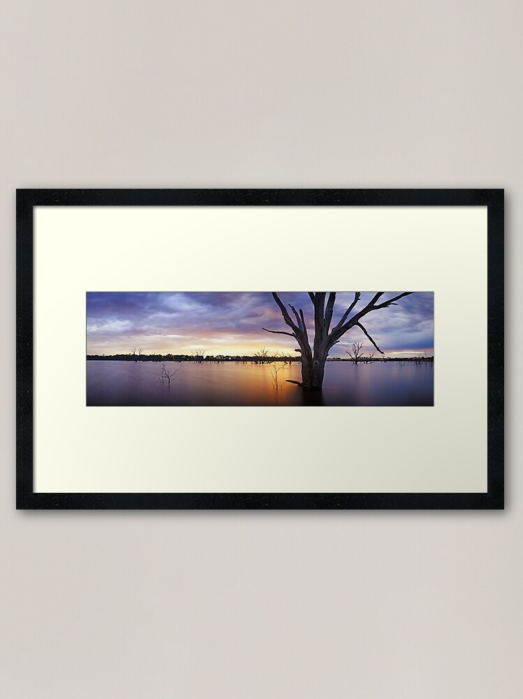 Alternate view of Lake Eppalock, Heathcote, Victoria, Australia Framed Art Print