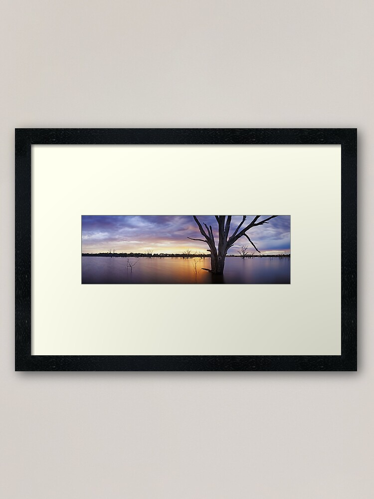 Alternate view of Lake Eppalock, Heathcote, Victoria, Australia Framed Art Print