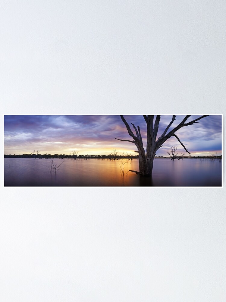 Alternate view of Lake Eppalock, Heathcote, Victoria, Australia Poster