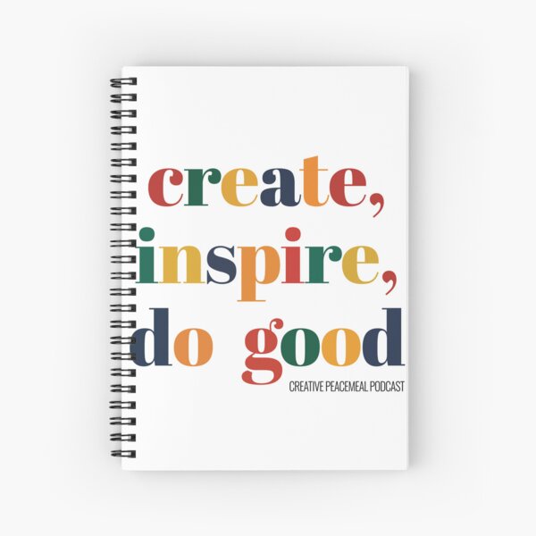 Colorful Catchphrase Spiral Notebook