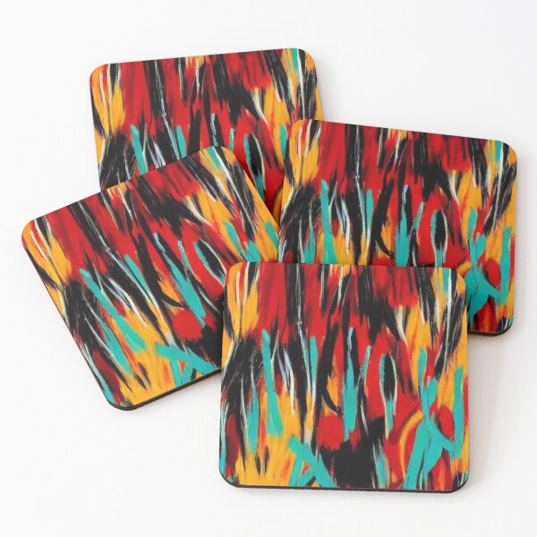 Item preview, Brush Strokes Street Art Tropical | AI Art designed and sold by itzbart.