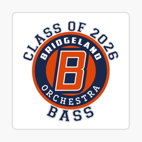 Class of 2026 Bass Car Sticker Sticker