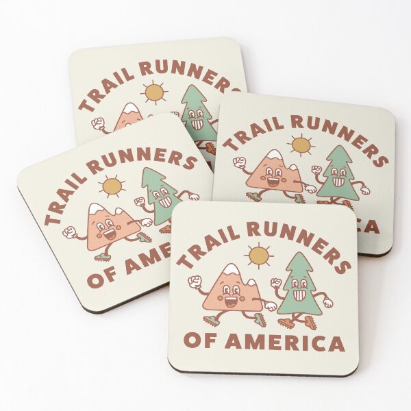 Item preview, Trail Runners of America Retro Style Vintage Running Graphic designed and sold by yelly123.