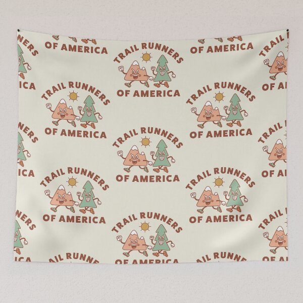Item preview, Trail Runners of America Retro Style Vintage Running Graphic designed and sold by yelly123.