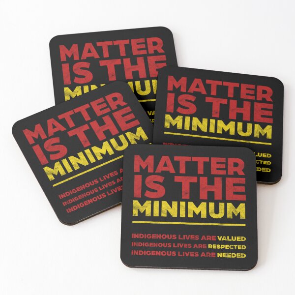 Item preview, Indigenous Matter Is The Minimum [Dark Worn Design] designed and sold by politicalamity.