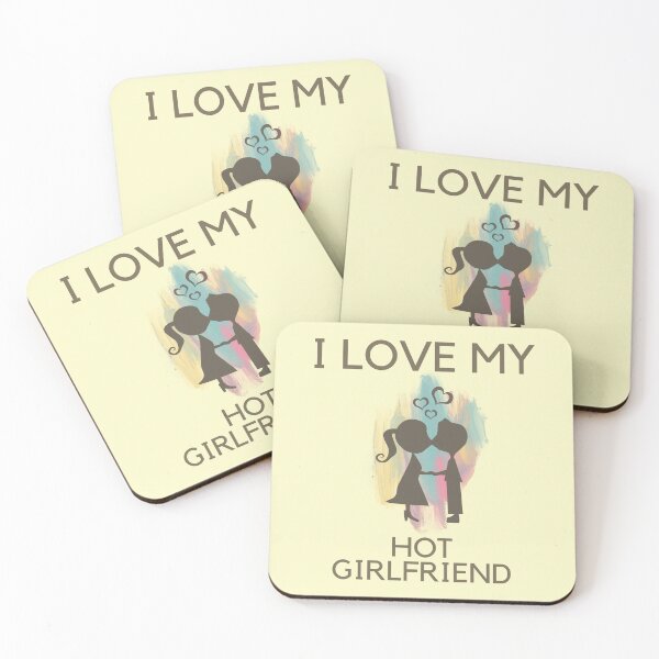 Item preview, I Love My Hot Girlfriend designed and sold by ChachiArts.