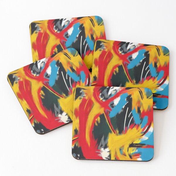 Item preview, AI Abstract Tropical Spray Paint Brush Strokes | AI Art designed and sold by itzbart.