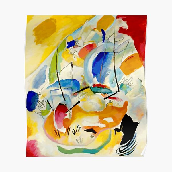 Kandinsky, Sea Battle 1913 Poster