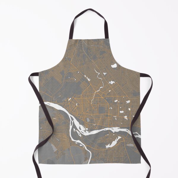 Item preview, N'Djamena City Map of Chad - Bauhaus designed and sold by deMAP.
