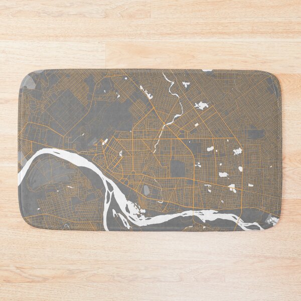 Item preview, N'Djamena City Map of Chad - Bauhaus designed and sold by deMAP.