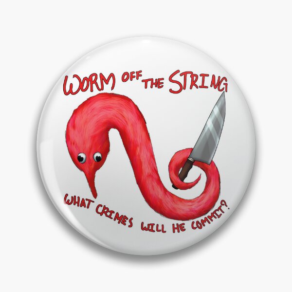 Item preview, Worm Crimes (Red) designed and sold by StellarDraconic.