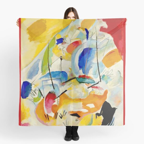 Kandinsky, Sea Battle 1913 Scarf