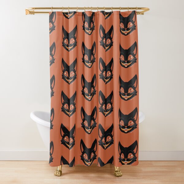 Vista previa del artículo con la obra «Gato de Halloween de la vendimia», diseñado y vendido por GrinningGinger.