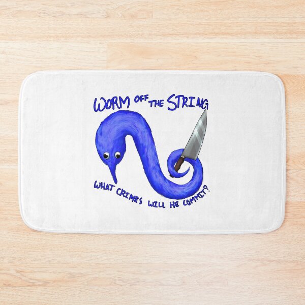 Item preview, Worm Crimes (Blue) designed and sold by StellarDraconic.