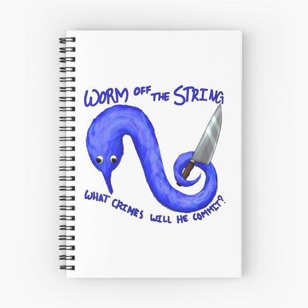 Item preview, Worm Crimes (Blue) designed and sold by StellarDraconic.