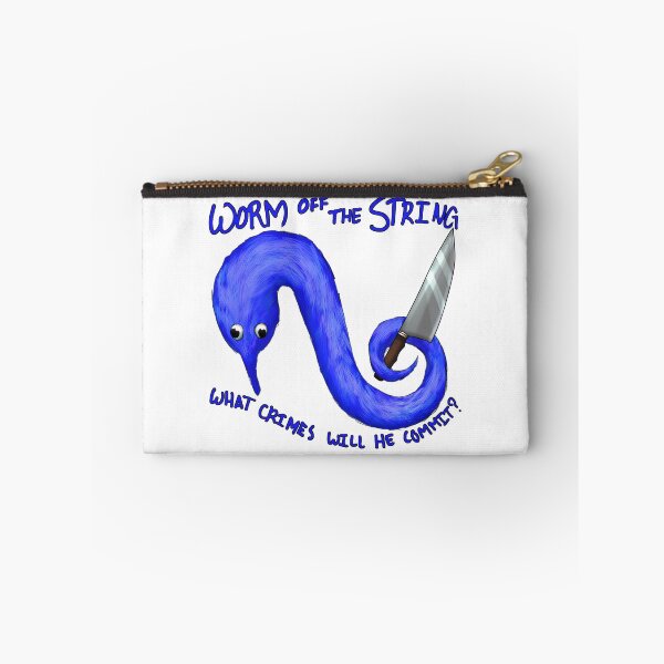 Item preview, Worm Crimes (Blue) designed and sold by StellarDraconic.