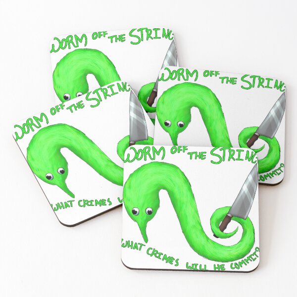 Item preview, Worm Crimes (Green) designed and sold by StellarDraconic.