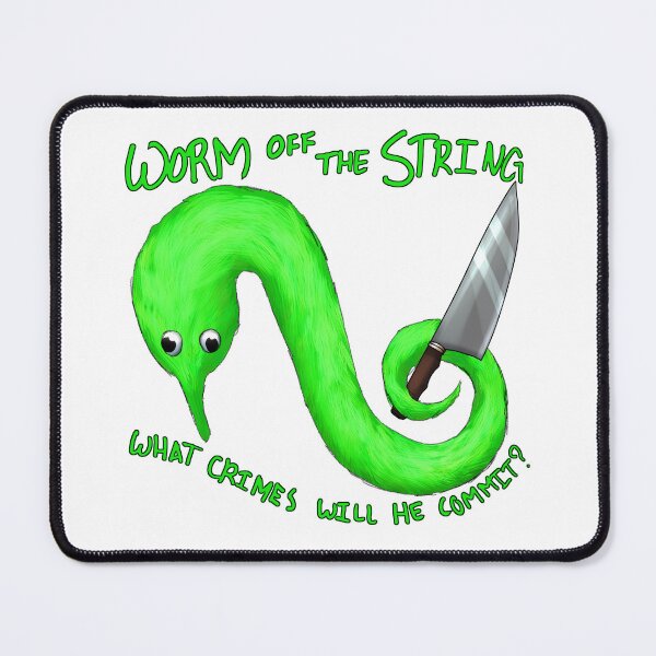 Item preview, Worm Crimes (Green) designed and sold by StellarDraconic.