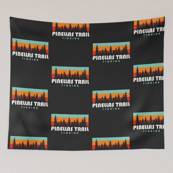 Item preview, Pinellas Trail Pinellas County Florida Retro Trees designed and sold by yelly123.