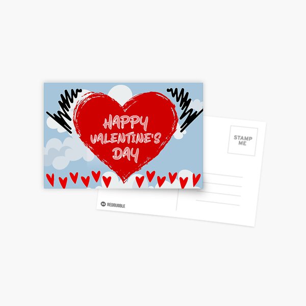 Love Day Clouds Postcard