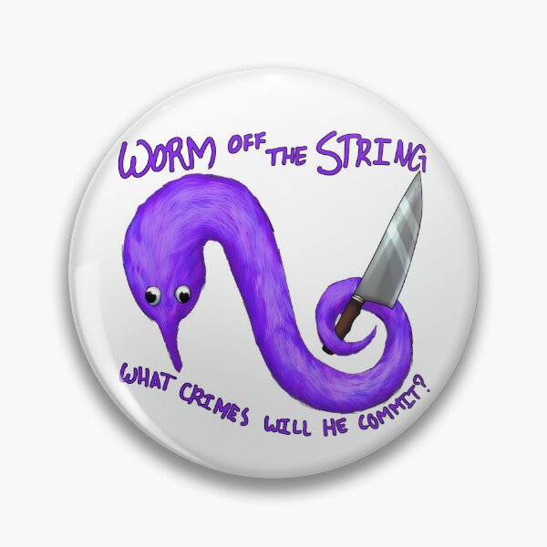 Item preview, Worm Crimes (Purple) designed and sold by StellarDraconic.