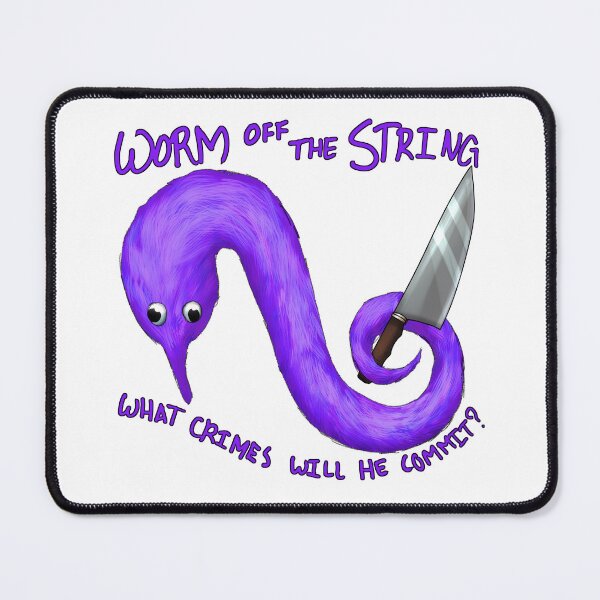 Item preview, Worm Crimes (Purple) designed and sold by StellarDraconic.