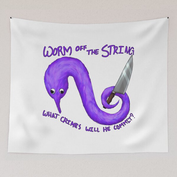 Item preview, Worm Crimes (Purple) designed and sold by StellarDraconic.