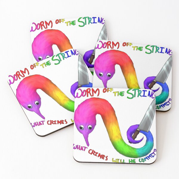 Item preview, Worm Crimes (Rainbow) designed and sold by StellarDraconic.