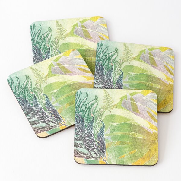 Item preview, Maui Monoprint Series: Ferns Monstera designed and sold by JWylie17.