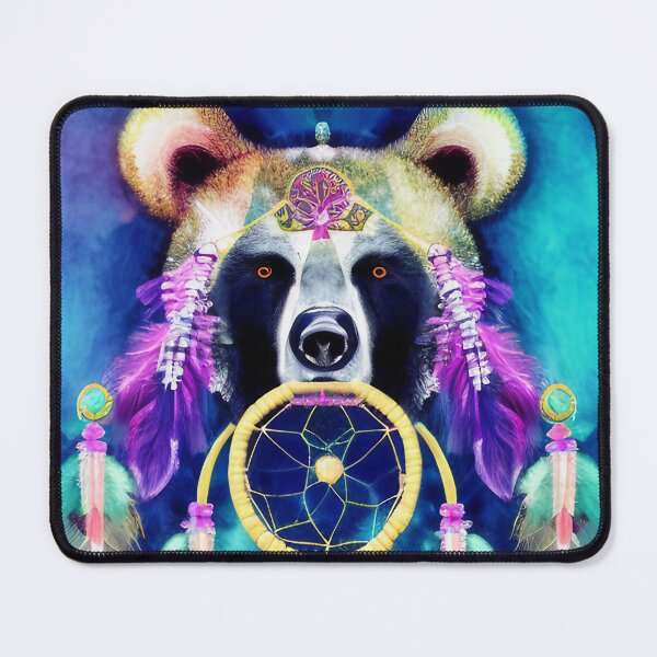 Item preview, Bear Dreamcatcher designed and sold by Aloha Midori.